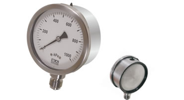 Safety pressure gauge